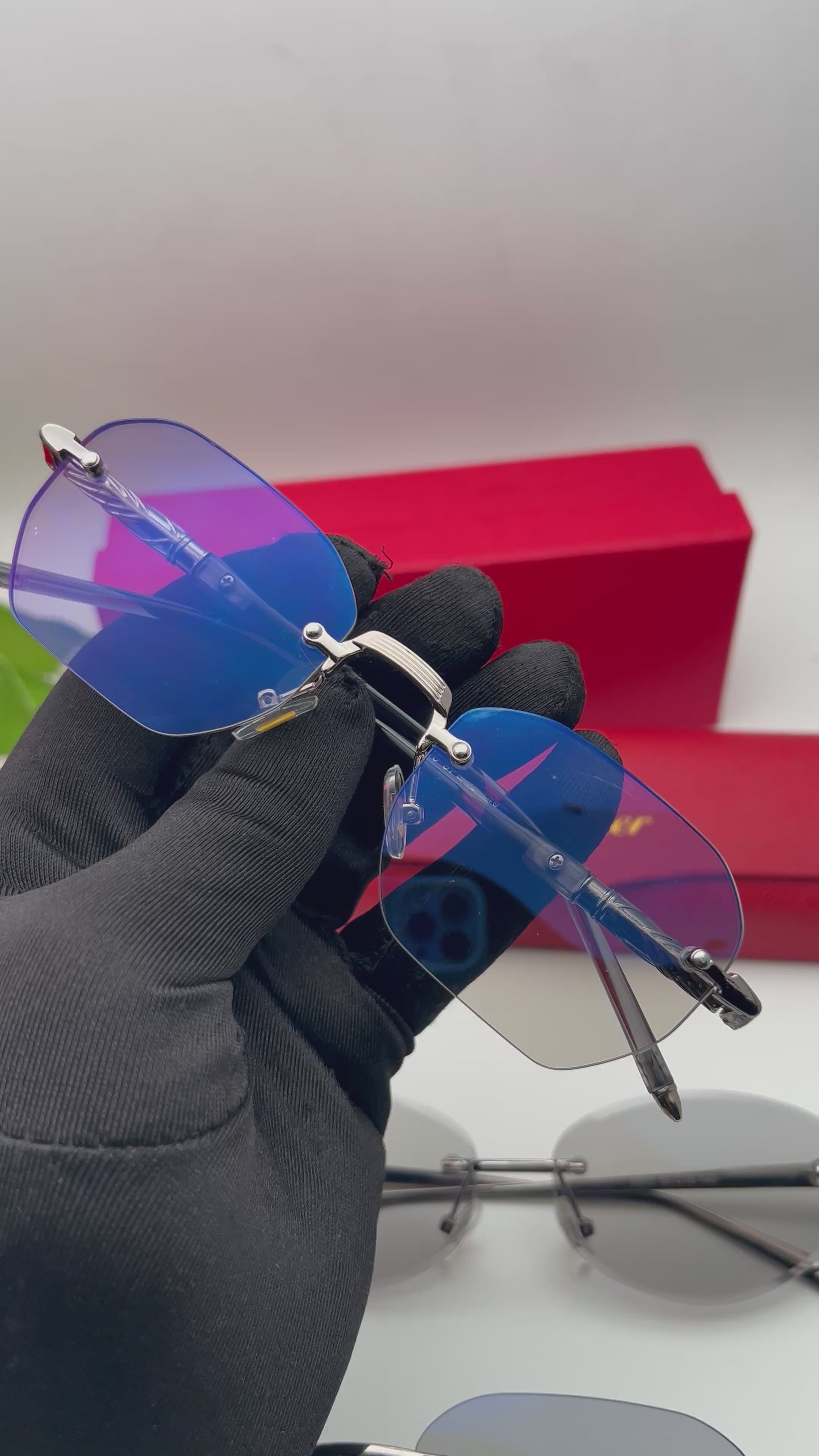 Lunette 19 ( Photochromic/Anti Reflet Bleu )